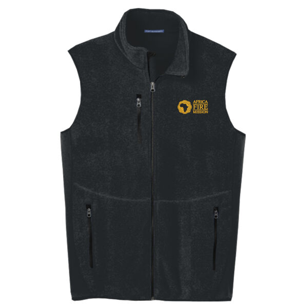 Africa Fire Mission Embroidered - R Tek ® Pro Fleece Full Zip Vest Thumbnail