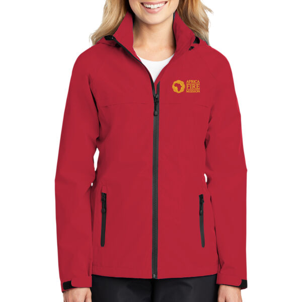 Africa Fire Mission Embroidered - Women's Torrent Waterproof Jacket Thumbnail
