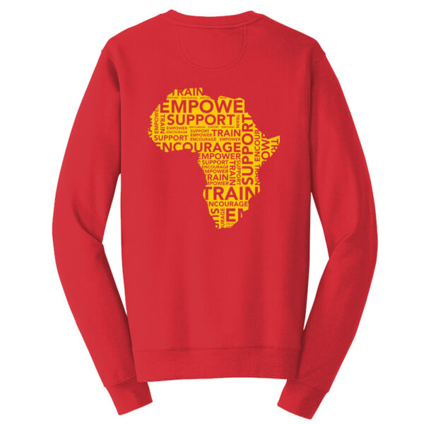 Africa Fire Mission Printed - Fan Favorite Fleece Crewneck Sweatshirt Thumbnail